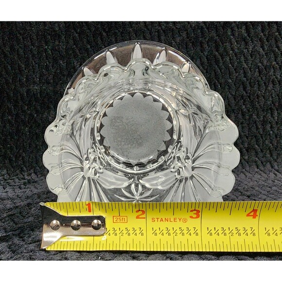 Vintage Gorham Crystal Angels of Peace Candle Holder Set - 3 pc set - 1990s - Picture 9 of 16